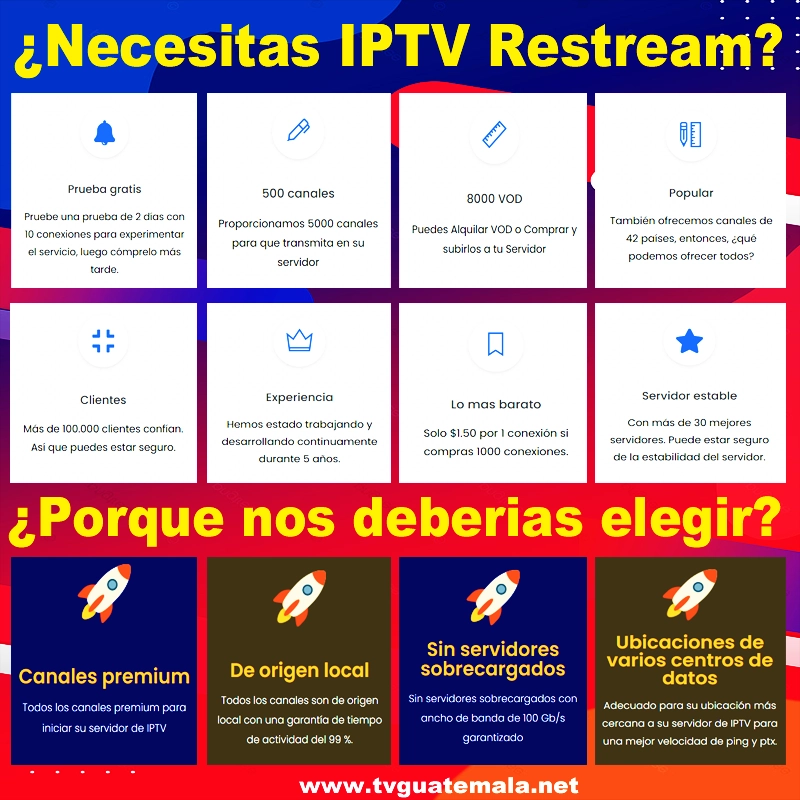 Necesitas IPTV Restream