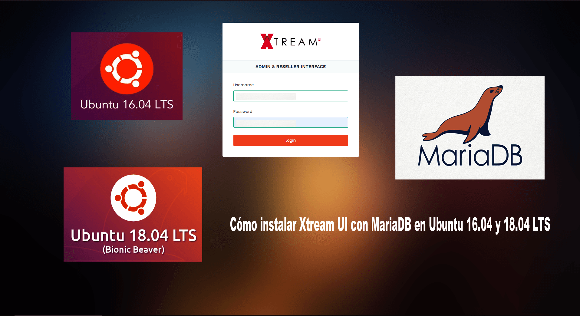 Cómo instalar Xtream UI con MariaDB en Ubuntu 16.04 y 18.04 LTS